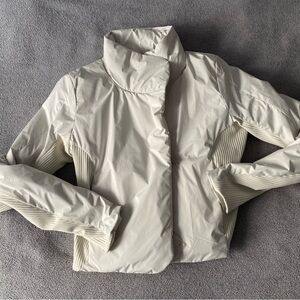 lululemon athletica Cream Puffer Jacket